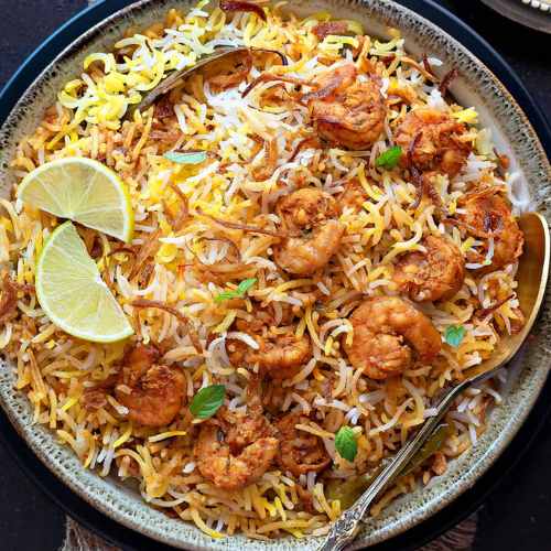 Shrimp Dum Biryani