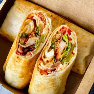 chicken tikka wrap