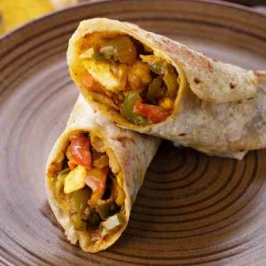 paneer tikka wrap